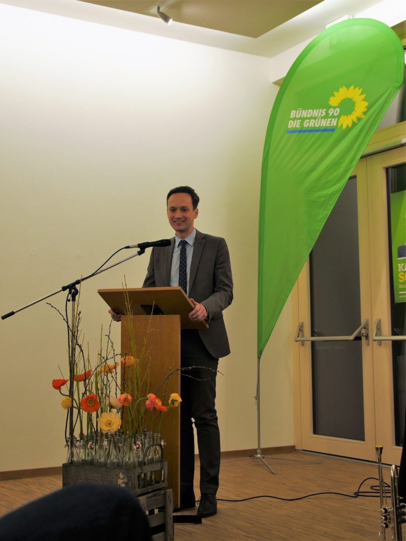 Landrat Florian Töpper während seiner Rede