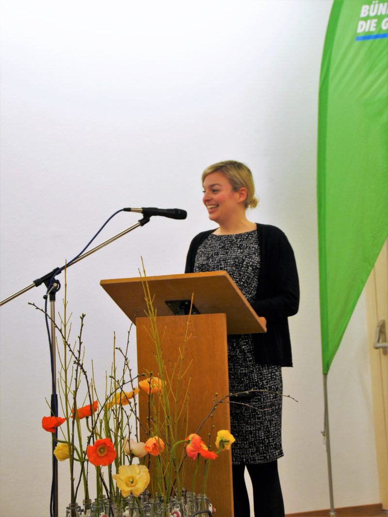 Katharina Schulze während ihrer Rede