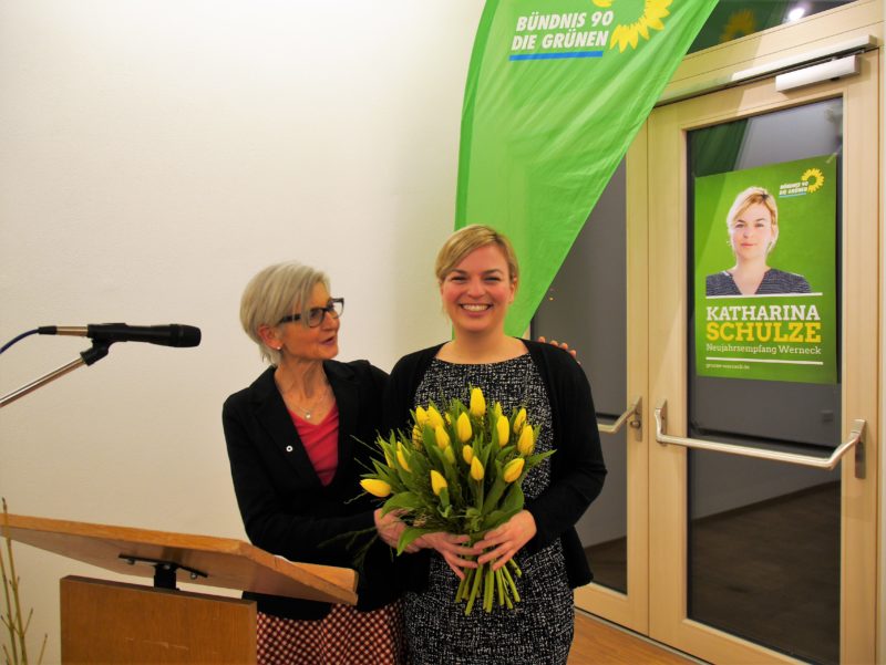 Ortsvorsitzende und 3. Bürgermeisterin Roswitha Ziegler mit MdL Katharina Schulze