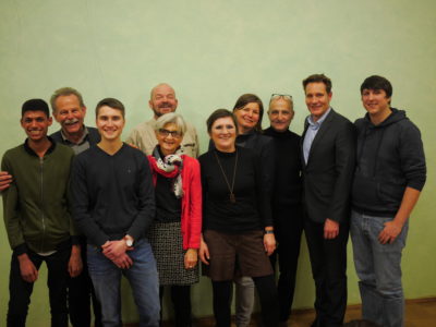 Grüner Ortsverband Werneck mit MdL Paul Knoblach, MdB Manuela Rottmann und MdL Ludwig Hartmann